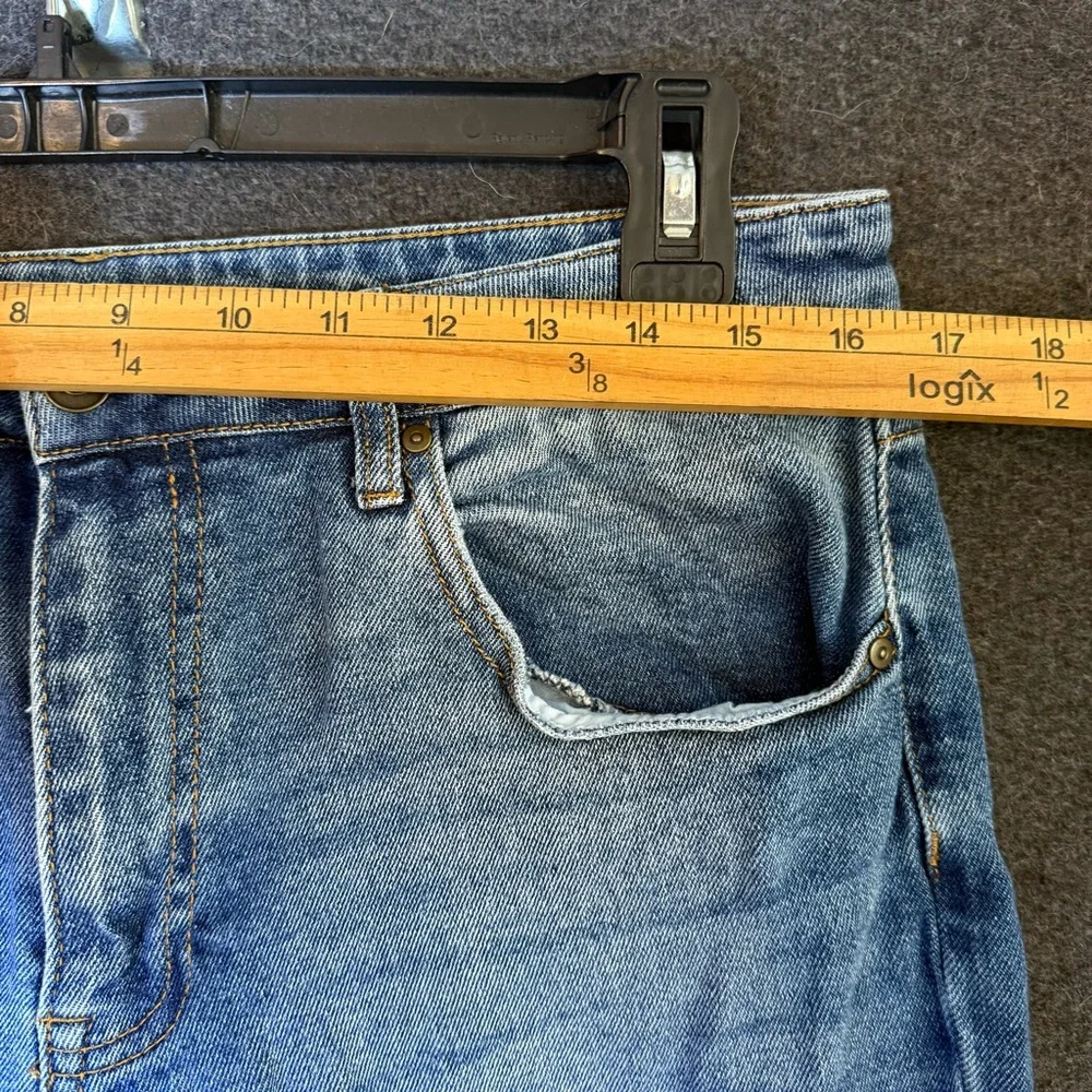 Nobo Women’s 15 Jeans Mom High-Rise Denim Taper Distress Ankle Light Wash Y2k 90